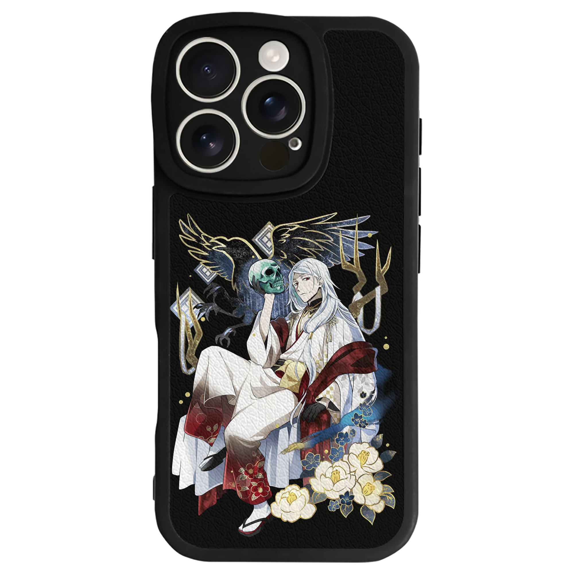 （画像用） 文豪ストレイドッグス Bungo Stray Dogs 【iPhone 16シリーズ対応】シリコンスマホケース（レザー調） 材質：シリコン